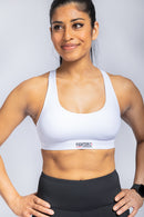 Fighter Cassandra Sports-bh hvit