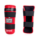 Fighter leggbeskytter rød