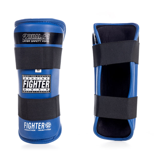 Fighter leggbeskytter blå