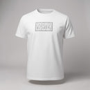Fighter logo T-shirt hvit