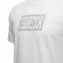 Fighter logo T-shirt hvit