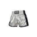 Fighter Thaishorts, hvit/sort