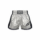 Fighter Thaishorts, hvit/sort