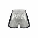 Fighter Thaishorts, hvit/sort