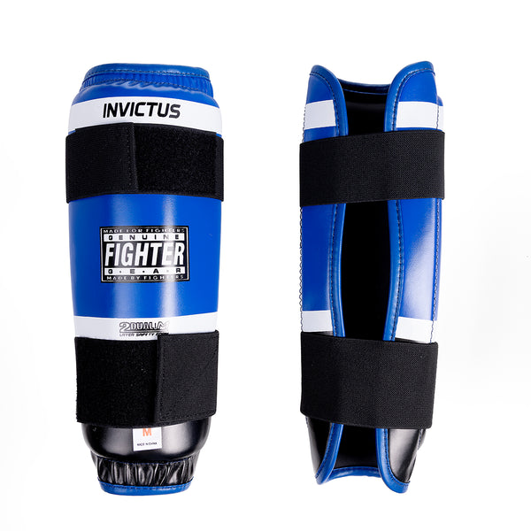 Fighter Invictus leggbeskytter, blå