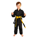 Fighter Meguru BJJ-drakt for barn, sort