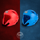 Fighter hjelm Abrazo, rød