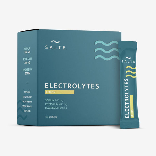 SALTE - Elektrolytter - Sitron - 30 poser