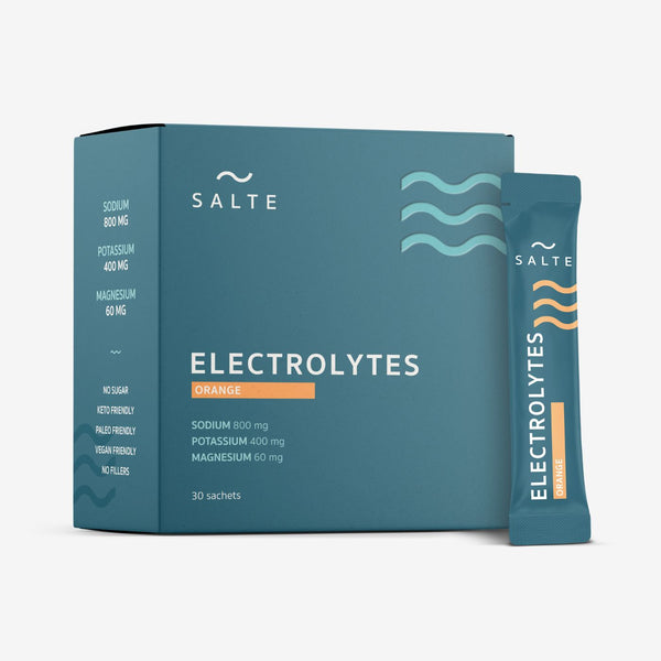 SALTE - Elektrolytter - Appelsin - 30 poser