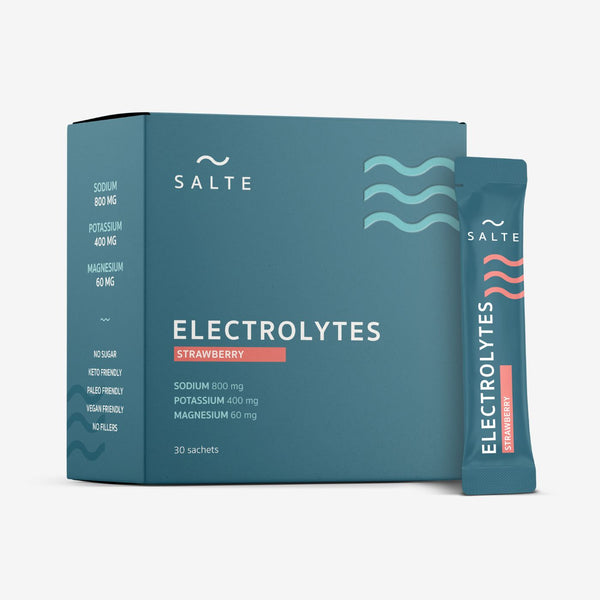 SALTE - Elektrolytter - Jordbær - 30 poser