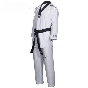 Budo-Nord WTF Taekwondodrakt Ultralight sort krave