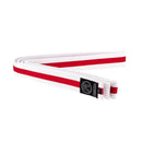 Fighter belte hvitt/rødt