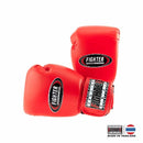 Fighter Invictus boksehanske med borrelåslukning rød