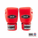 Fighter Invictus boksehanske med borrelåslukning rød
