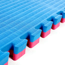 Fighter Flettematte 4 cm rød/blå