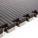 Fighter Flettematte 4 cm sort/grå