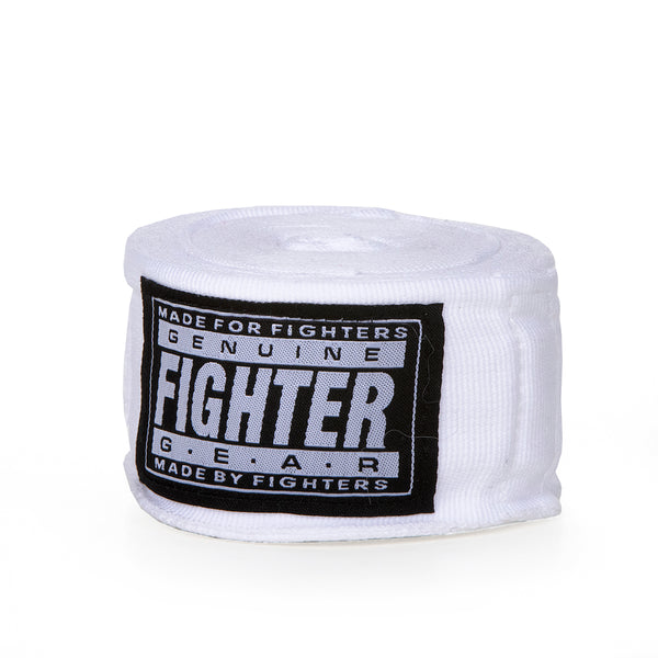 Fighter elastisk boksebandasje (hvit)