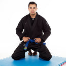 Fighter Flettematte 4 cm rød/blå