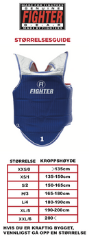 Fighter Kampvest vendbar rød/blå