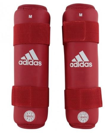 Adidas leggbeskytter kickboxing, rød